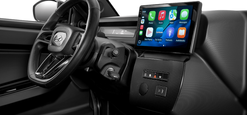 Ligier Myli LAB multimédia voiture sans permis